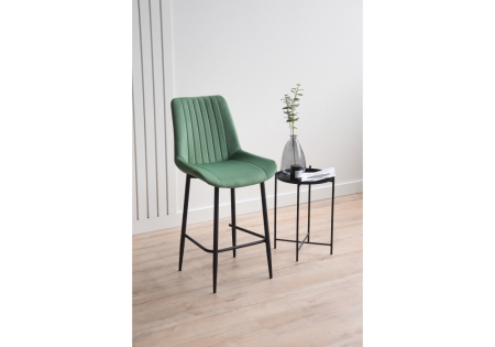 Барный стул Седа 360 фисташковый (zd 651), черный np