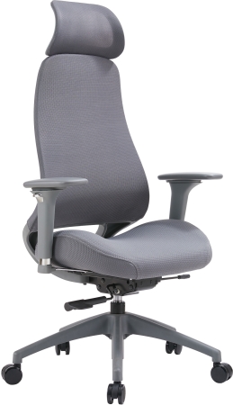 Эргономичное кресло Ant серый ткань серый