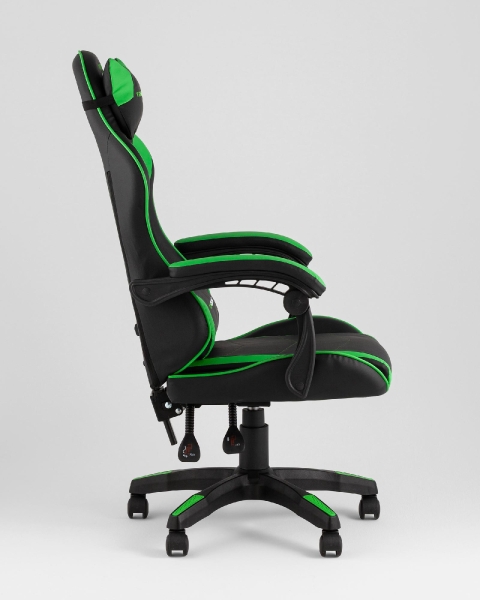 Кресло спортивное TopChairs Shadow черно-зеленый Кресло спортивное TopChairs Shadow черно-зеленый