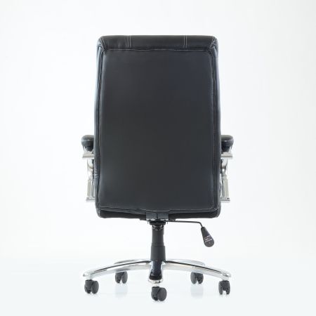 Кресло для руководителя K-303 черная экокожа