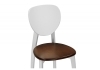 Стул деревянный Окава белый, миланский орех