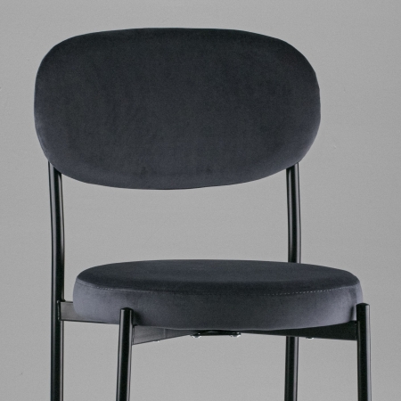 Стул Maso велюр темно-серый