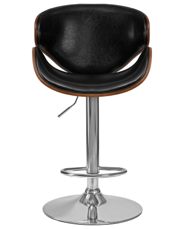 Набор 2 шт Стул барный KARTER, коричневое дерево, черный