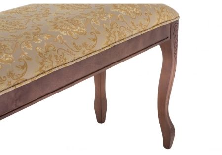 Банкетка Валентино орех, бежевый