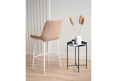 Барный стул Челси бежевый (zd 210), белый