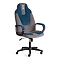 Кресло NEO 2 флок, серый/синий