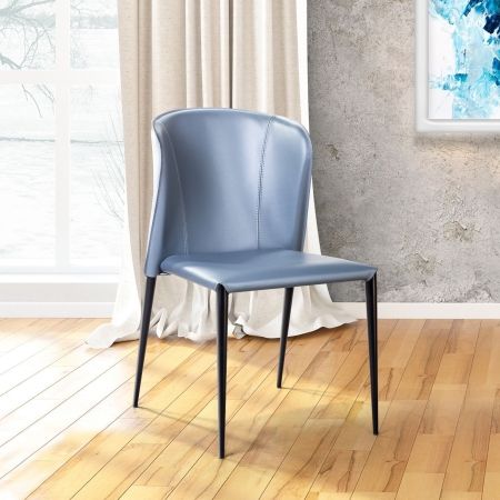 Стул Albert (Альберт) кожа антрацит