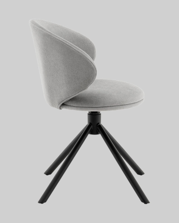 Стул Труфальд велюр светло-серый