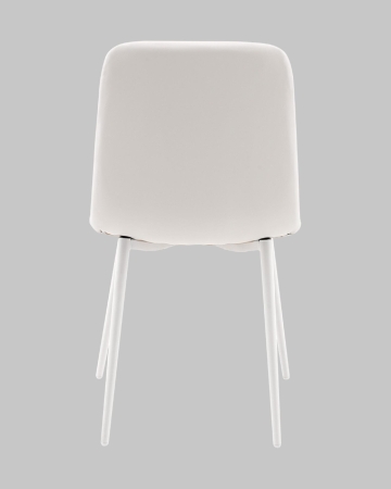 Стул Одди NEW экокожа белый белые ножки