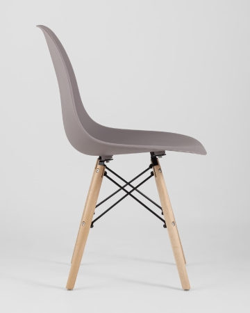 Стул Eames Style DSW темно-бежевый x4 (разборный каркас)