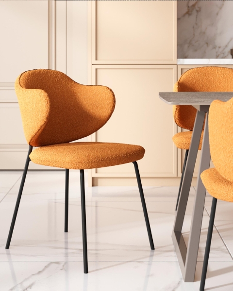 Стул Bellamy букле охра