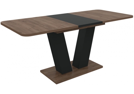 Стол Сиатан дуб табачный, графит