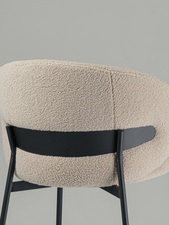 Стул для кухни SOLIS бежевый экомех HUSH 130