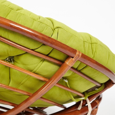 Кресло "PAPASAN" 23/01 W, с подушкой, орех, флок олива 23