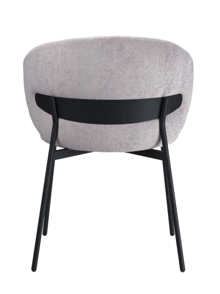 Стул для кухни SOLIS серый букле MOSS 960, комплект 2шт