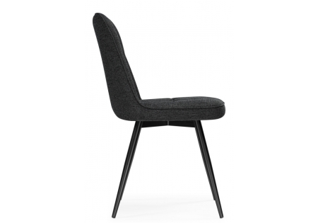 Стул на металлокаркасе Texas 4 поворотный темно-серый, черный