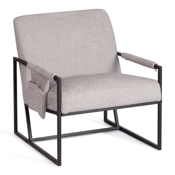 Кресло Чарли Люкс серое