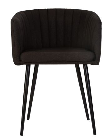 Стул обеденный ALINA черная ткань LAR-106D-28
