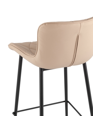 Стул барный Vault экокожа бежевый