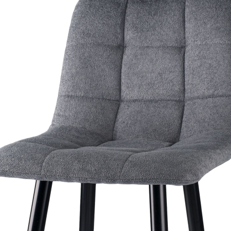 Стул полубарный Base букле темно-серый MOSS 996 60см