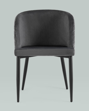 Стул Оскар велюр серый