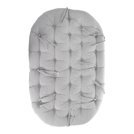 Диван MAMASAN/МАМАСАН 23/02 W, с подушкой, серый, коричневый