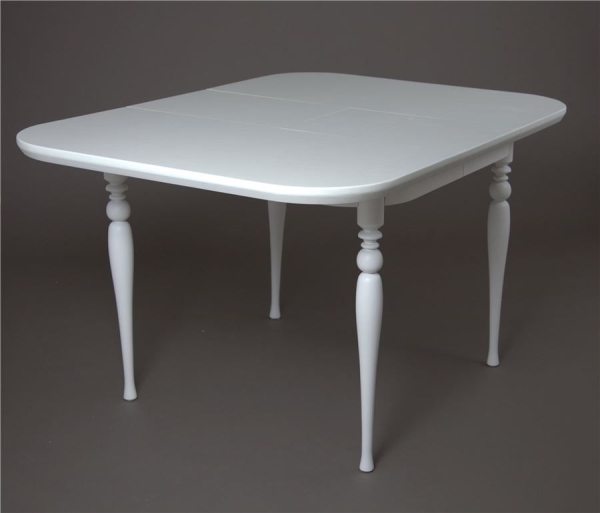 Стол обеденный Вальс-1000 белая эмаль
