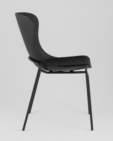 Стул Shaya с подушкой пластик черный