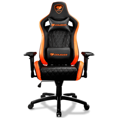 Кресло компьютерное игровое Cougar ARMOR S Black-Orange