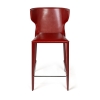 Стул полубарный Austin кожа ретро-красный