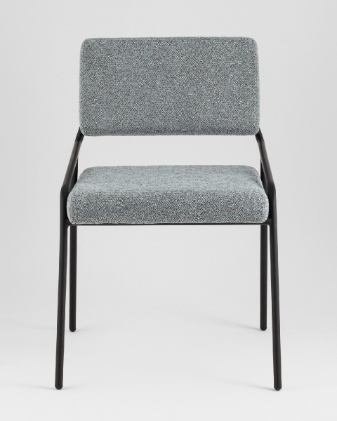 Стул Теллинг шенилл серо-синий