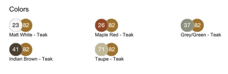 Кресло деревянное EMU Twins коричневый