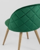 Стул Лион велюр с ромбами зеленый Стул Лион велюр с ромбами зеленый