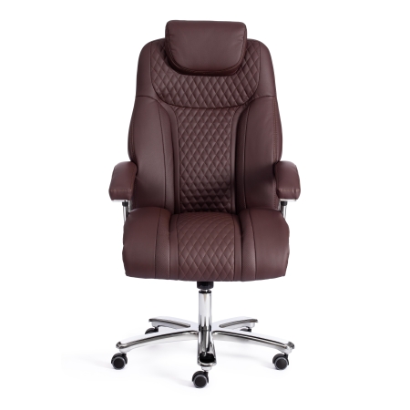 Кресло Trust (max) экокожа, коричневый