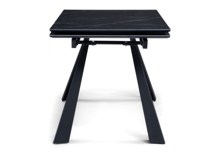 Керамический стол Маунт 140x80 черный мрамор, черный