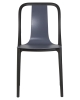 Набор 4 шт Стул обеденный ADAM, черный и серо-голубой