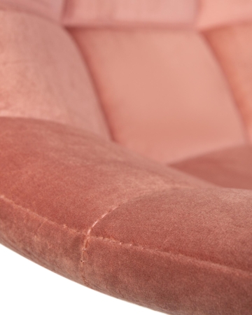 Набор 2 шт Стул барный TAILOR WHITE, пудрово-розовый велюр (MJ9-32)
