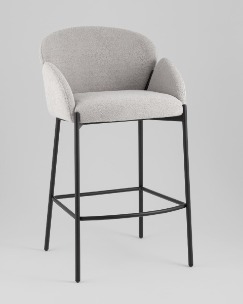 Стул барный Melia светло-серый