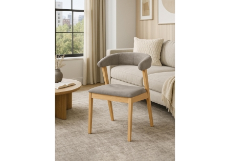 Стул деревянный Токио 2 ткань 231, светлое дерево