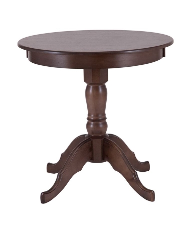 Стол обеденный не раздвижной Круглый-80 шоколад