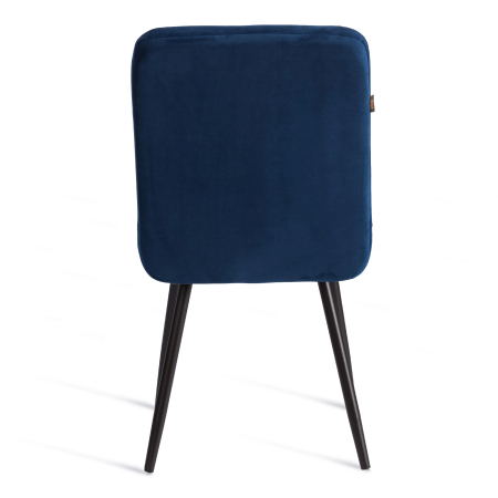 Стул обеденный Medeo темно-синий велюр