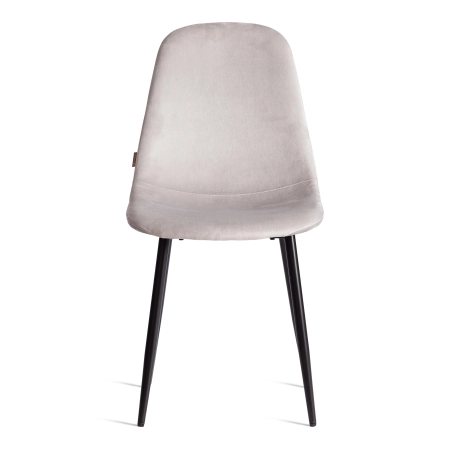 Стул BREEZE (mod. JSC-58) велюр и металл, серый и черный