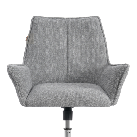 Кресло Murano/Мурано серый, хром