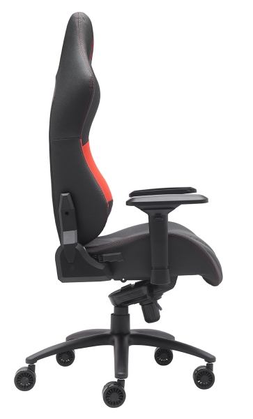 Стул для геймера Jaguar экокожа красный