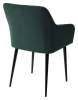 Стул BRANDY-X зеленый #19 велюр, черный каркас