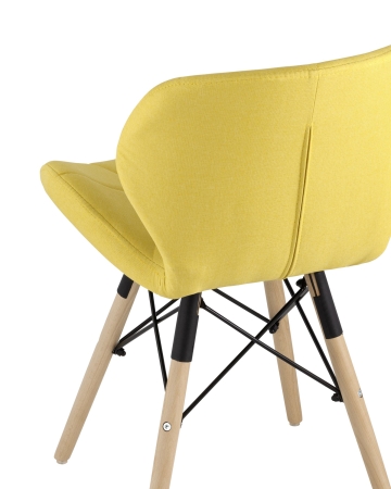 Стул Бон рогожка желтый