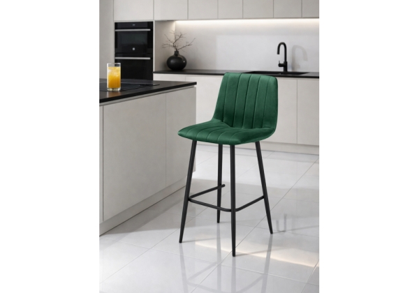 Барный стул Дани Мини зеленый (zd 667), черный np