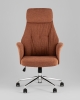 Кресло офисное TopChairs Neoma терракотовый ткань