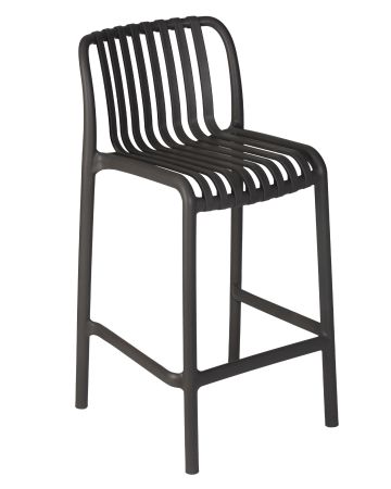 Стул полубарный CHLOE темно-серый