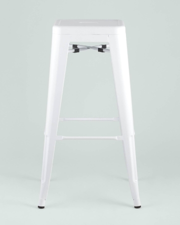 Стул барный TOLIX белый глянцевый